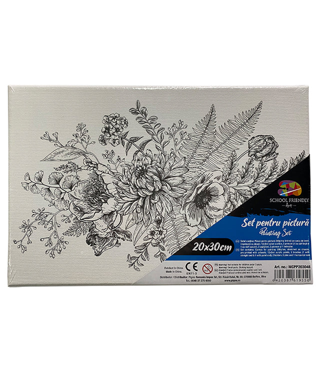 PANZA PREDESENATA PE SASIU 20 X 30 CM FLORI SF ART PIGNA PANZA PREDESENATA PE SASIU 20 X 30 CM FLORI SF ART PIGNA